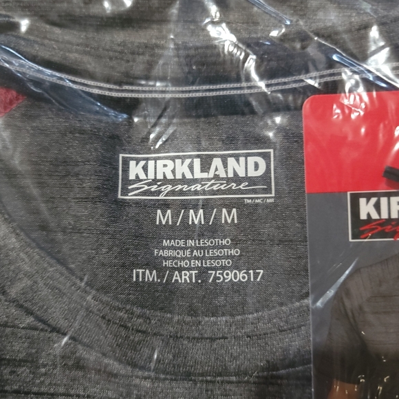 Kirkland - 2 PACK - NWT Men's Moisture Wicking Activewear T-Shirt - SIZE MEDIUM - Picture 4 of 10